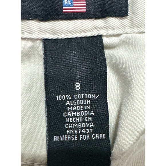 Polo Jeans Co. Ralph Lauren Tan Chinos Women's Size 8 Classic American - Picture 4 of 8